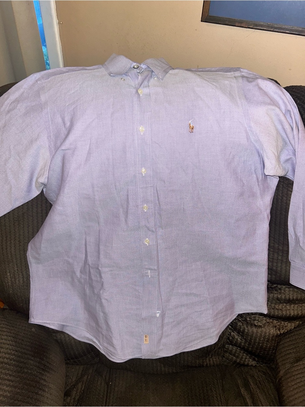 Ralph Lauren Light Lavender Button-Down Oxford Shirt